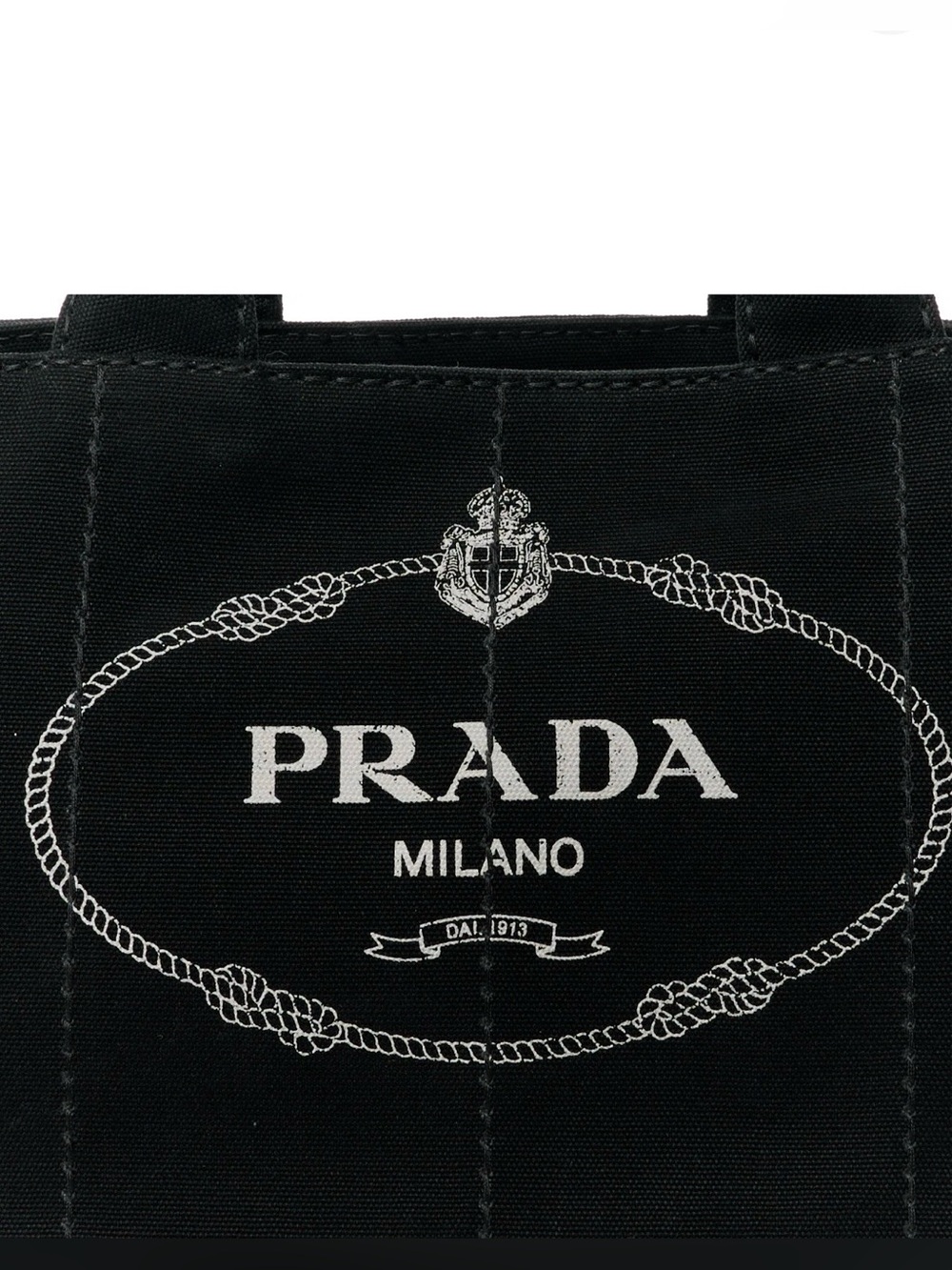 Prada Black Canapa bag - Picture 10 of 16